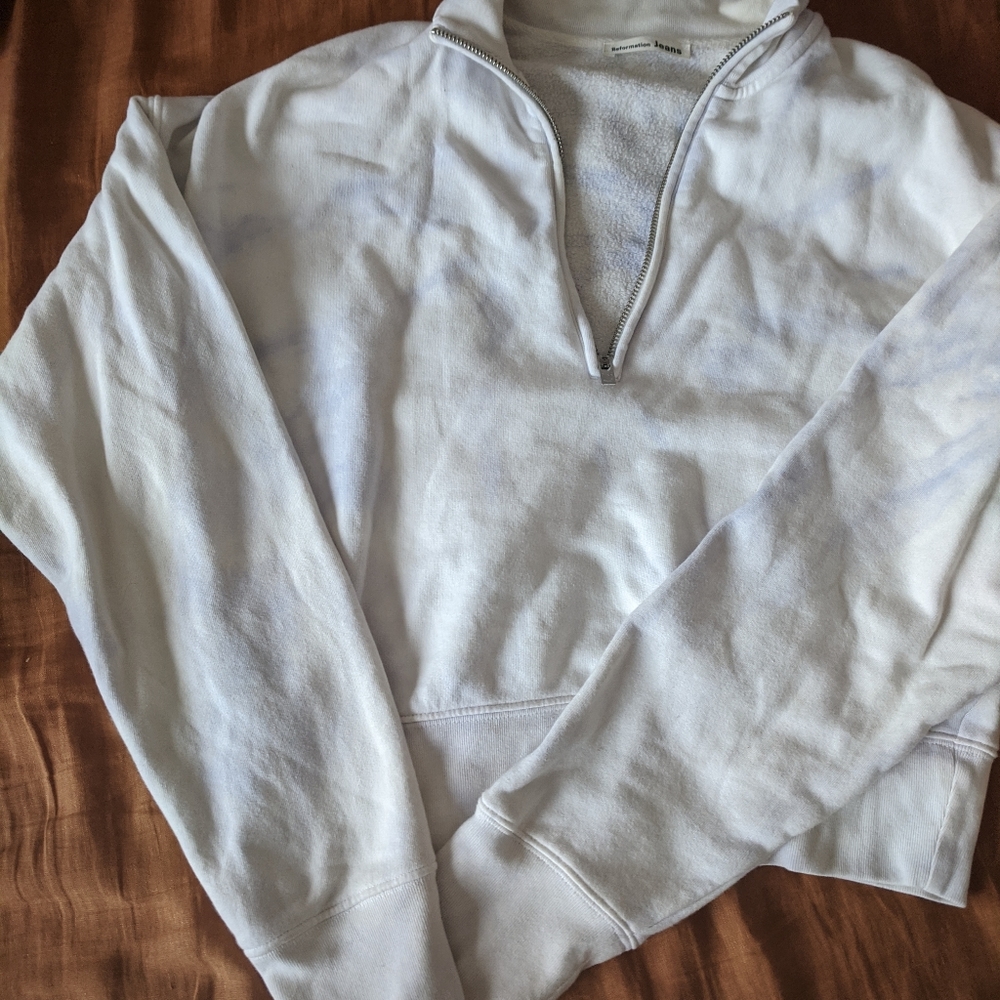 (On Hold for Zoey) Reformation quarter zip